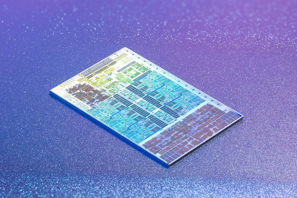 Computer chip, technology image
