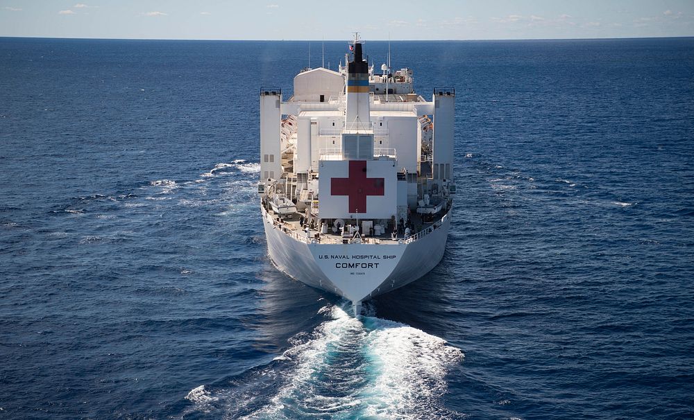 USNS Comfort Steams Through the AtlanticATLANTIC OCEAN (October 21, 2022) The hospital ship USNS Comfort (T-AH 20) steams…