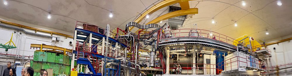 The recirculating electron accelerator seen inside Jefferson Lab’s Hall C located in Newport News, Va. on Monday, October…