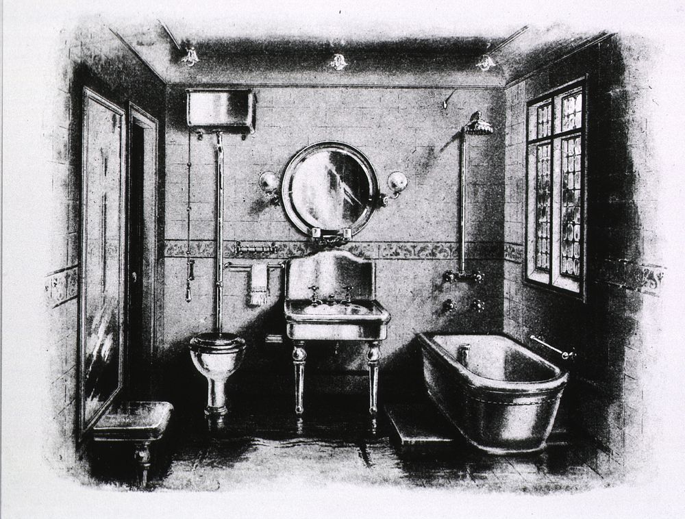 Domestic BathroomCollection:Images from the History of Medicine (IHM) Author(s):Kröhnke, Otto, 1871- ?…
