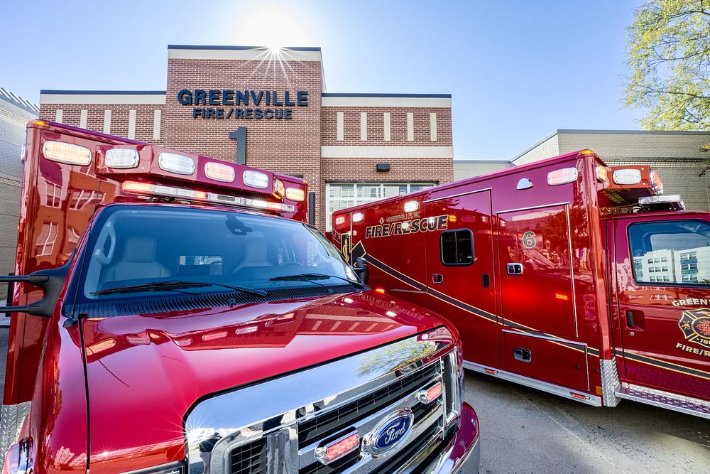 New EMS Units Arrive at Station 1Four newly-built EMS units arrived at Greenville Fire/Rescue Station 1 on Tuesday, November…