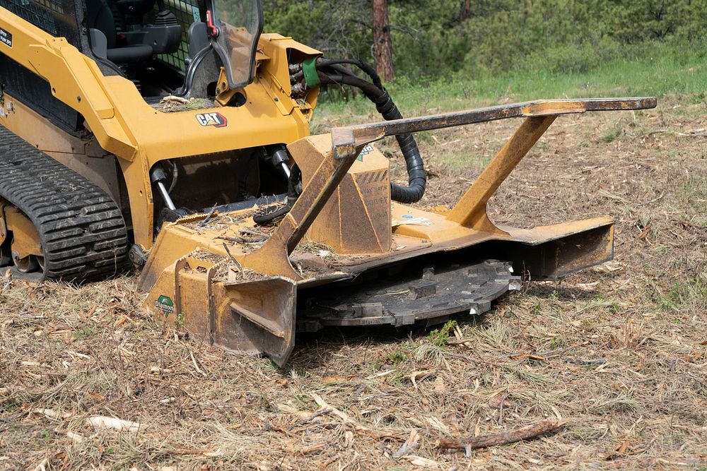 Disc mulcher or masticator mounted | Free Photo - rawpixel