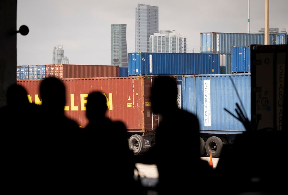 DHS Secretary Alejandro Mayorkas Tours Miami Seaport Shed “E”Miami, FL (April 13, 2022) Homeland Security Secretary…