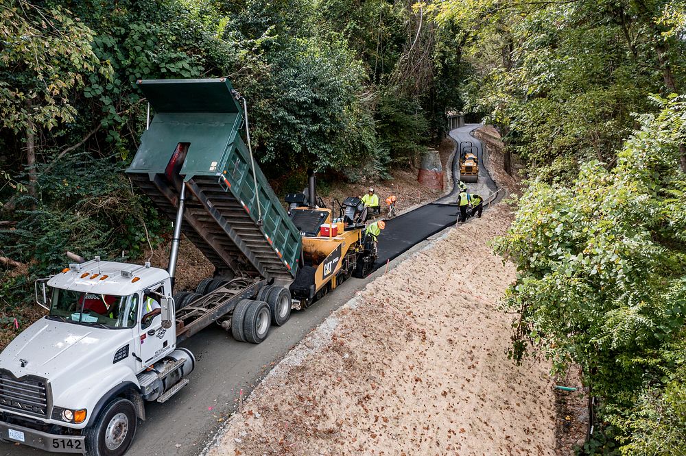 Greenway Construction (October 2021)Construction on the greenway extension from Pitt Street to Memorial Drive nears…