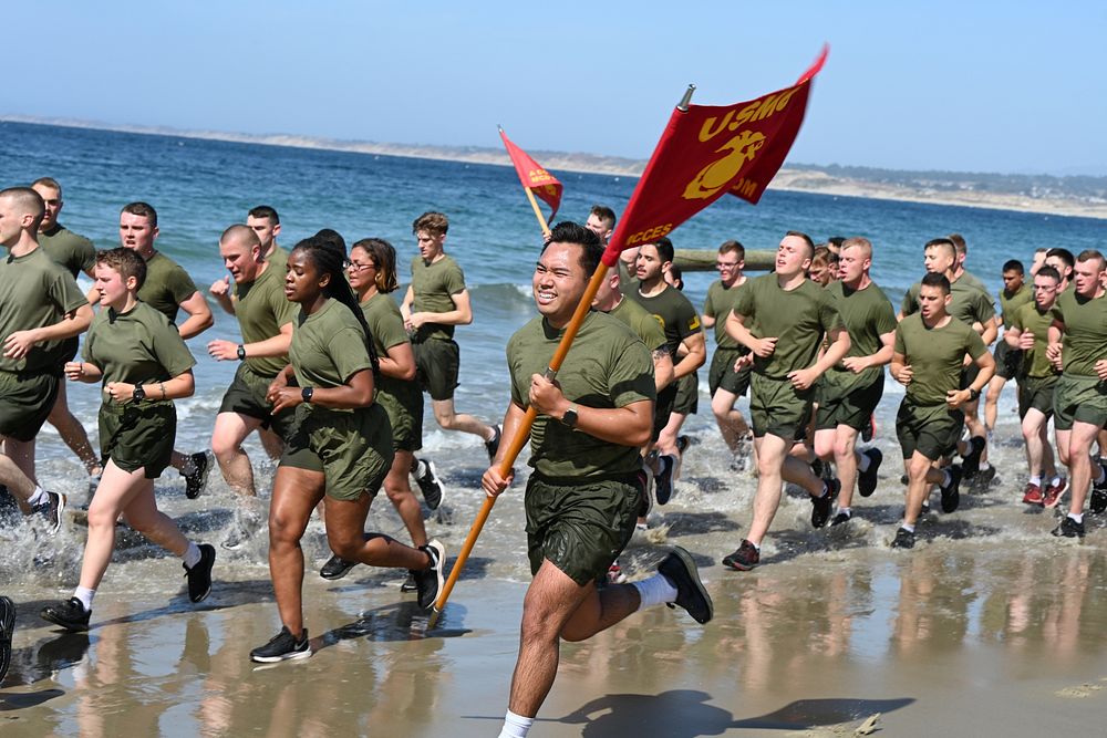 Marine Corps Detachment beach run 4/29/22The Marine Corps detachment took advantage of a beautiful Friday afternoon in April…