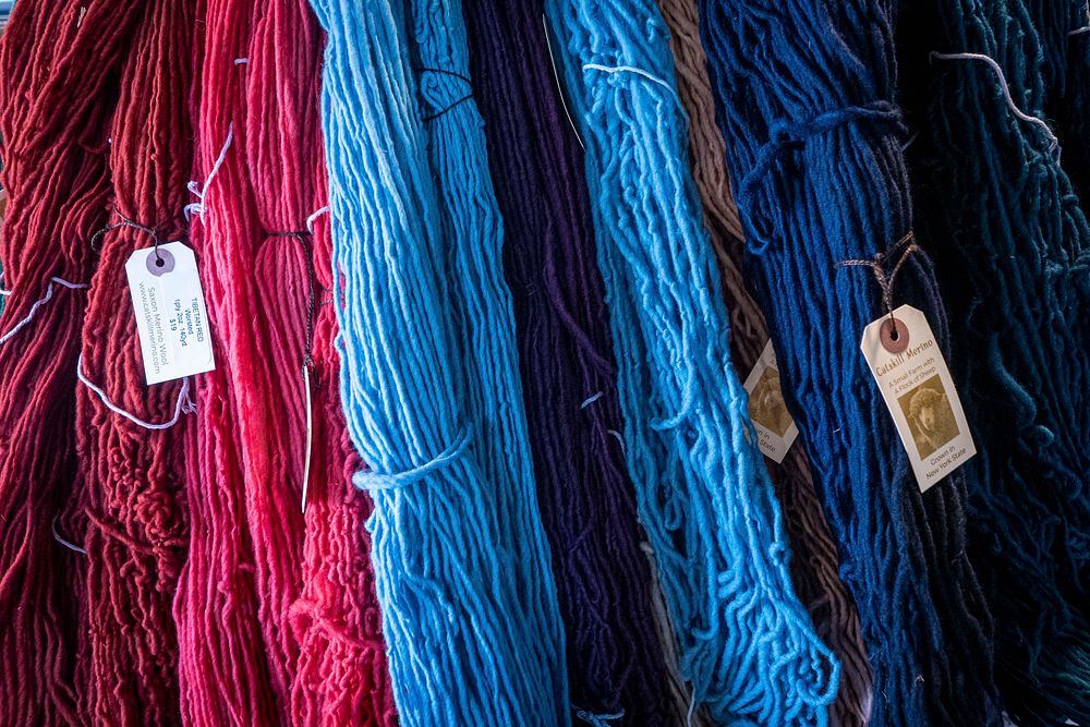 Colored Merino wool.