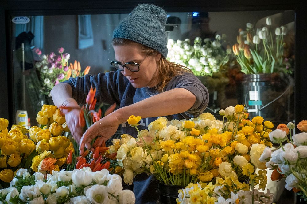 Beginning Farmers Luke Franco and Jenny Elliott (pictured) run Tiny Hearts Farm in Copake, New York and flower shop in…