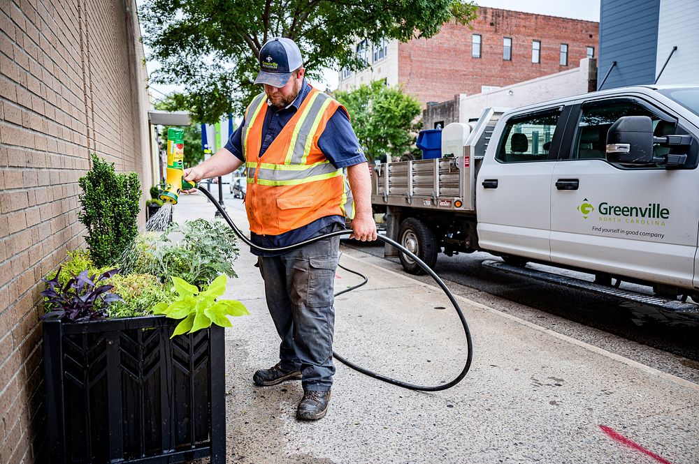 Uptown PlantersCity of Greenville Public Free Photo rawpixel