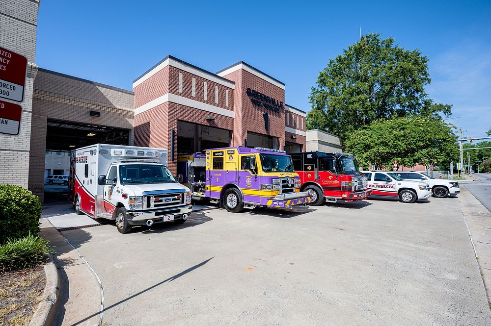 Fire Rescue Station, location unknown, date unknown. Original public domain image from Flickr