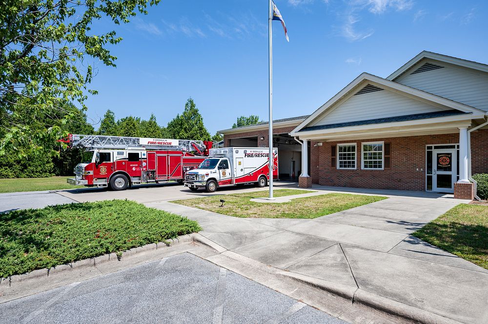 Fire Rescue Station, location unknown, date unknown. Original public domain image from Flickr