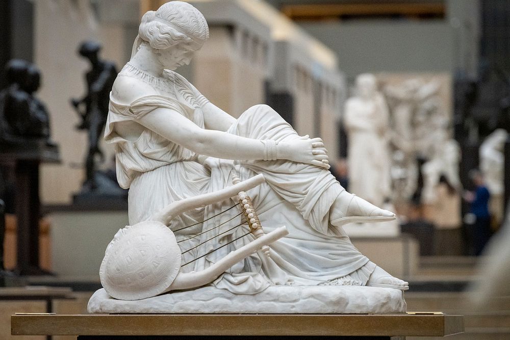 Sappho sculpture by James Pradier.