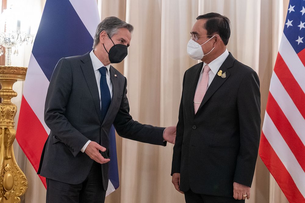 Secretary Blinken Meets with Prime Minister Chan-o-chaSecretary of State Antony J. Blinken meets with Thai Prime Minister…