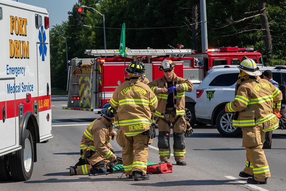 Fort Drum Training ExerciseThis year Fort Drum experts simulated an incident involving two buses colliding during a severe…