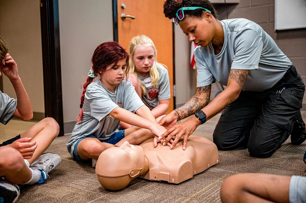 Junior Fire Marshall Academy (2022)Summer camp cadets participated in a bicycle rodeo and learned hands-only CPR during…