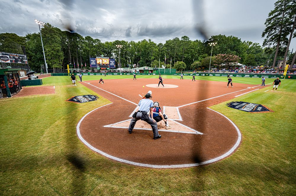Opening day for the 2022 Little League World Series at Stallings Stadium in Greenville, NC, August 15, 2022. Original public…