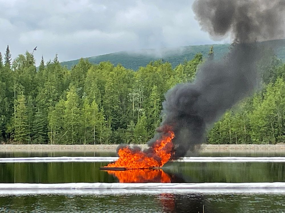 Crude Oil Burn Tests.