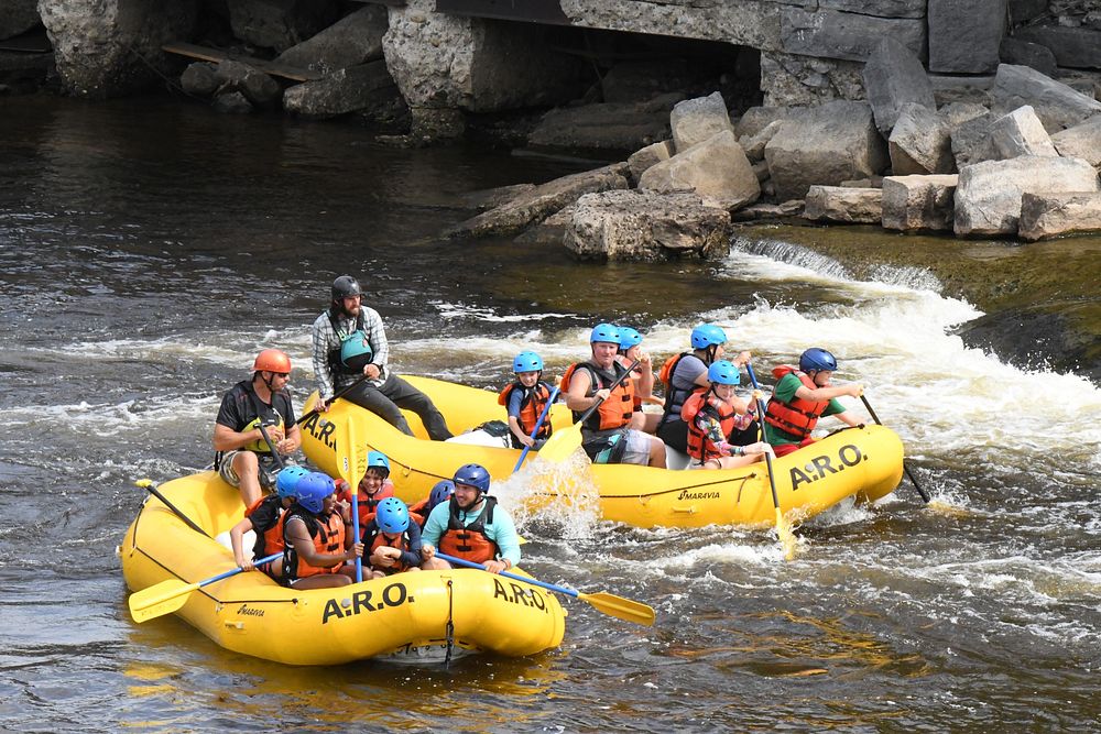 CYS Waterwater Rafting_15The Fort Drum Child and Youth Services’ Sports and Fitness Summer Camps program offered a variety…