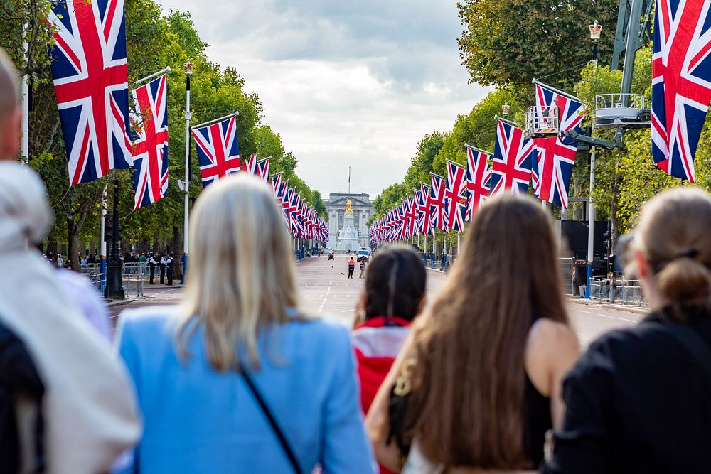 Queen Elizabeth ii's Lying-in-State and people queueing. 15th September 2022.