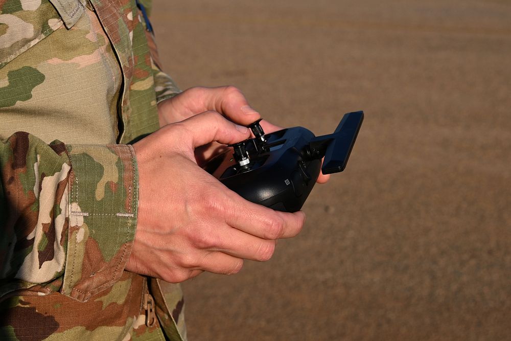 South Carolina Air National Guard Conducts Drone Fly Over of Runway Construction.