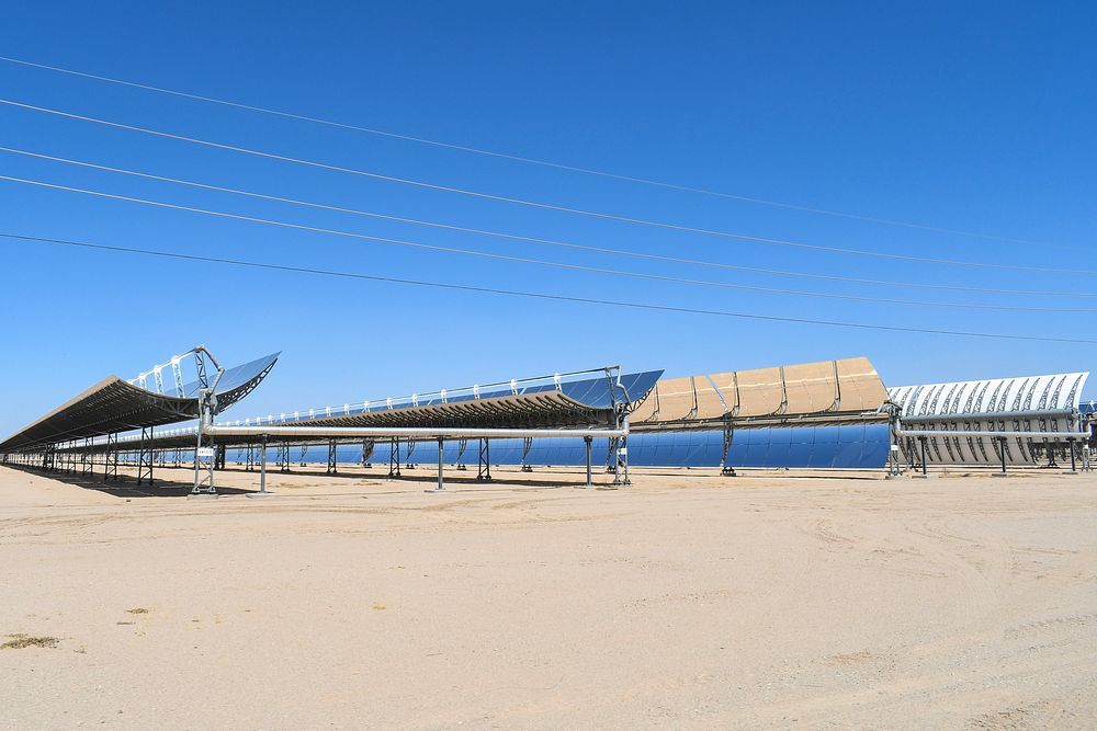 Solar energy farm.