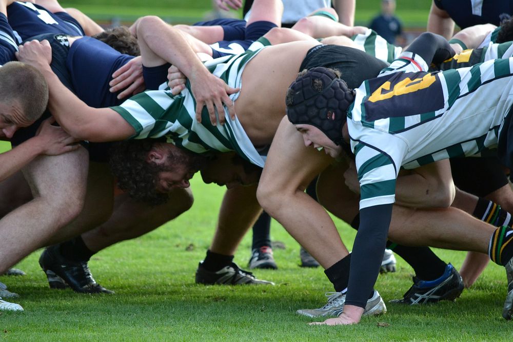 Rugby May 31, 2011 - The Keelhaulers of the California Maritime Academy vs Fighting Billy Goats of Victoria University.