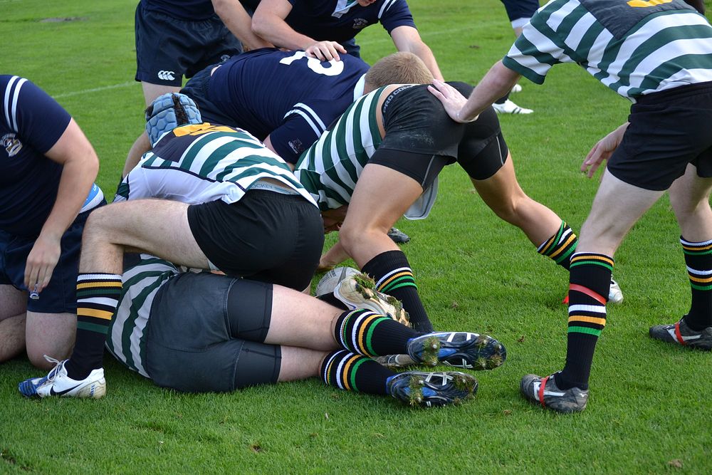 Rugby May 31, 2011 - The Keelhaulers of the California Maritime Academy vs Fighting Billy Goats of Victoria University.