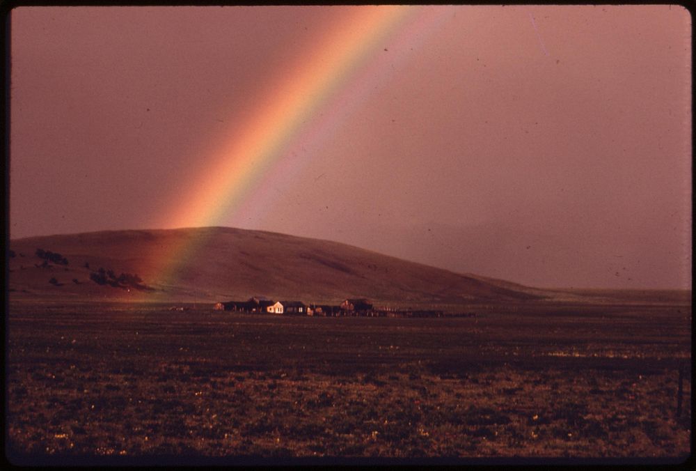 San Luis Valley after rain. Original public domain image from Flickr