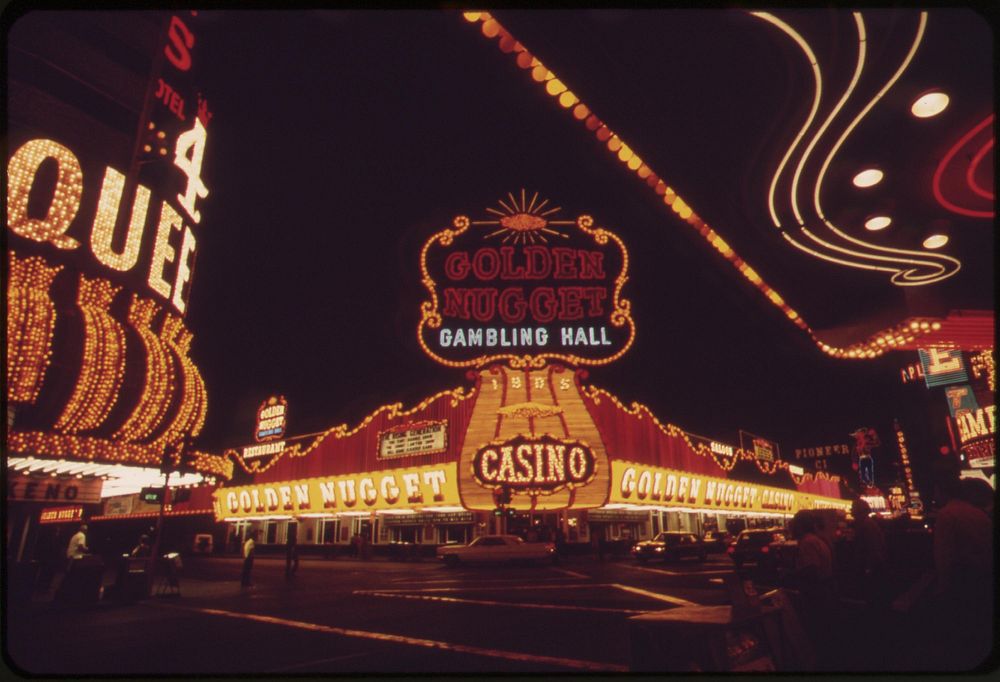 Night lights, May 1972. Photographer: O'Rear, Charles. Original public domain image from Flickr