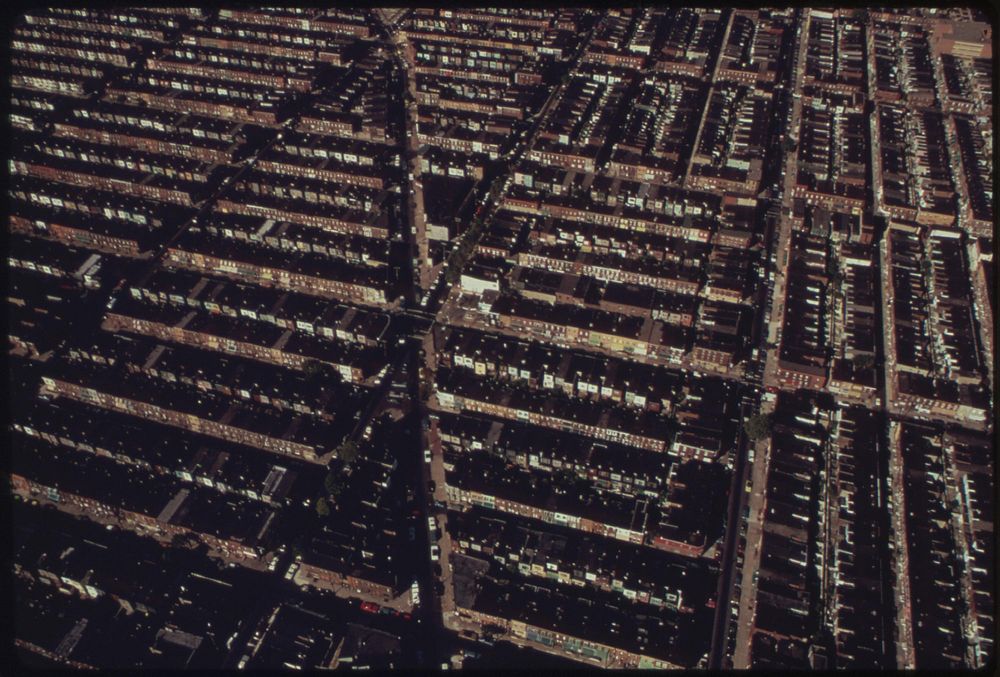 Row Houses, August 1973. Photographer: Swanson, Dick. Original public domain image from Flickr