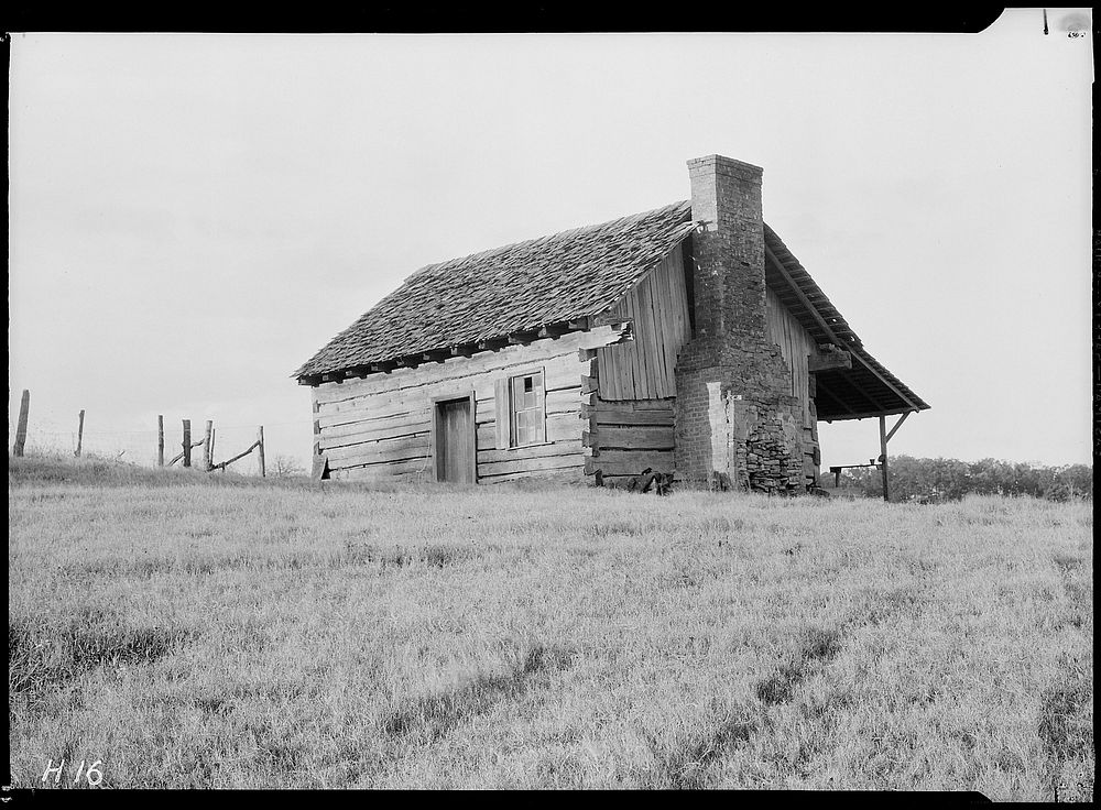 Lonely farm home near Bulls Gap, Tennessee, October 1933. Photographer: Hine, Lewis. Original public domain image from Flickr