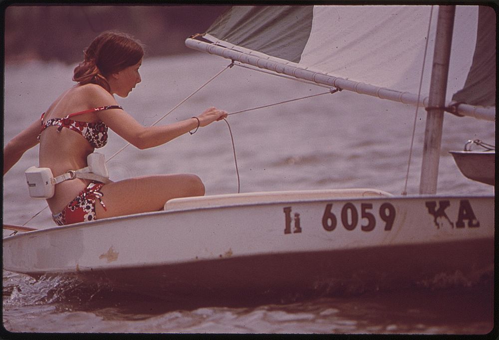 Participant In The Louisville Spring Regatta, June 1972. Photographer: Strode, William. Original public domain image from…