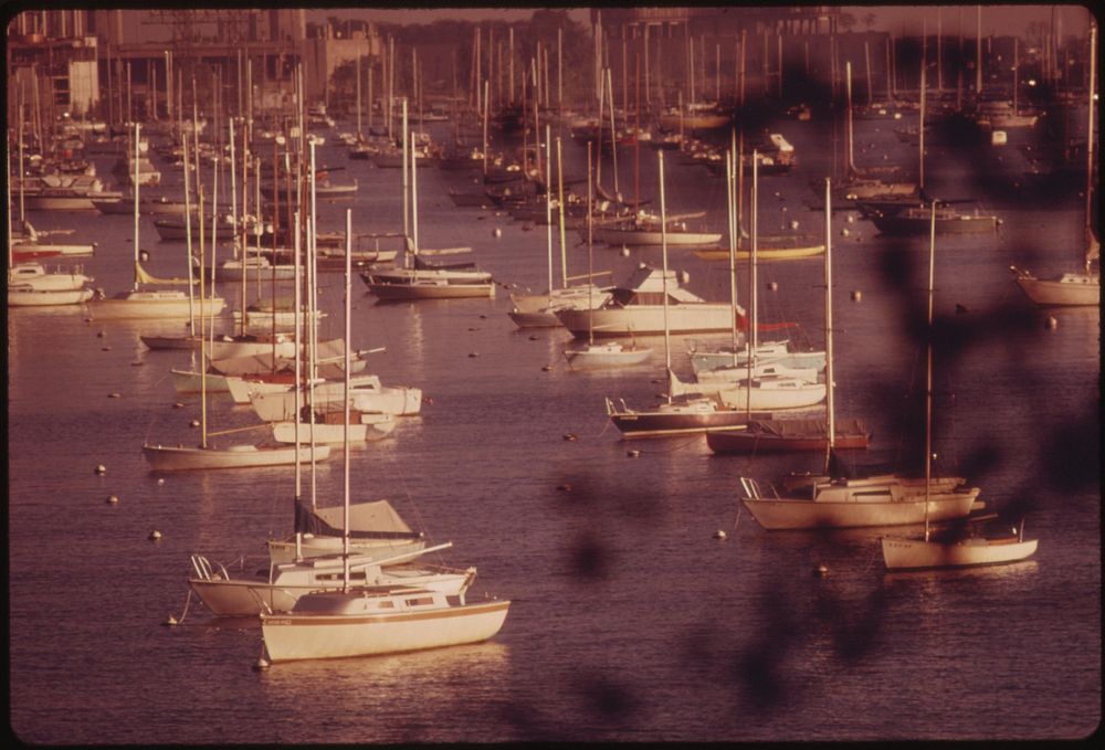 Marina In Lake Michigan Adjacent To Downtown Chicago. The City Has Provided A Climate For Developing Black Resources And Is…