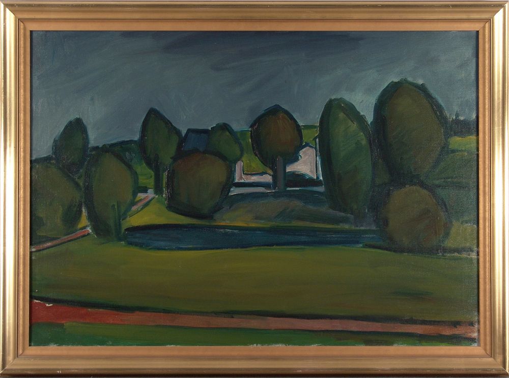 Landscape from denmark, 1914 - 1923, William Iönnberg