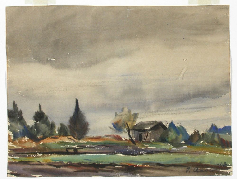 Sateinen sää, 1918, Ilmari Aalto