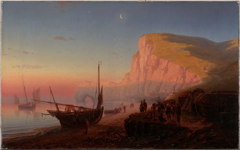 Kalastajien paluu, 1846 - 1885, Henri Charles Stock