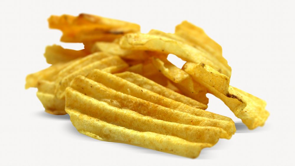 Chips snack,  food isolated design