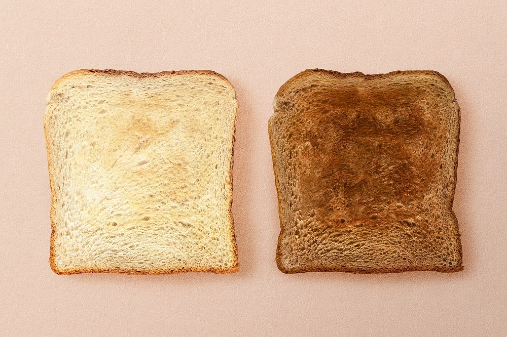 Breakfast toast, delicious bread for sandwich psd