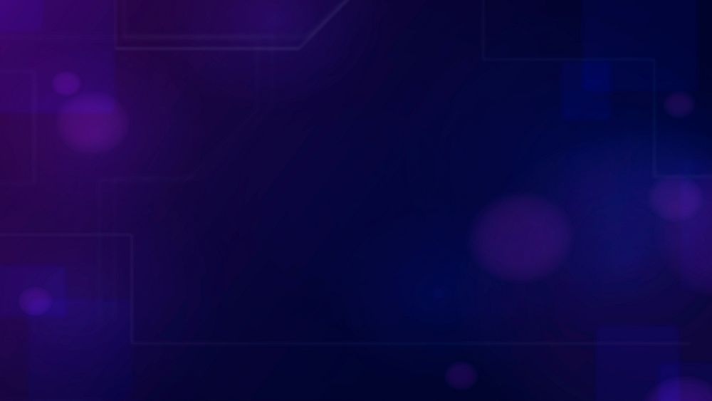 Dark purple desktop wallpaper, bokeh design