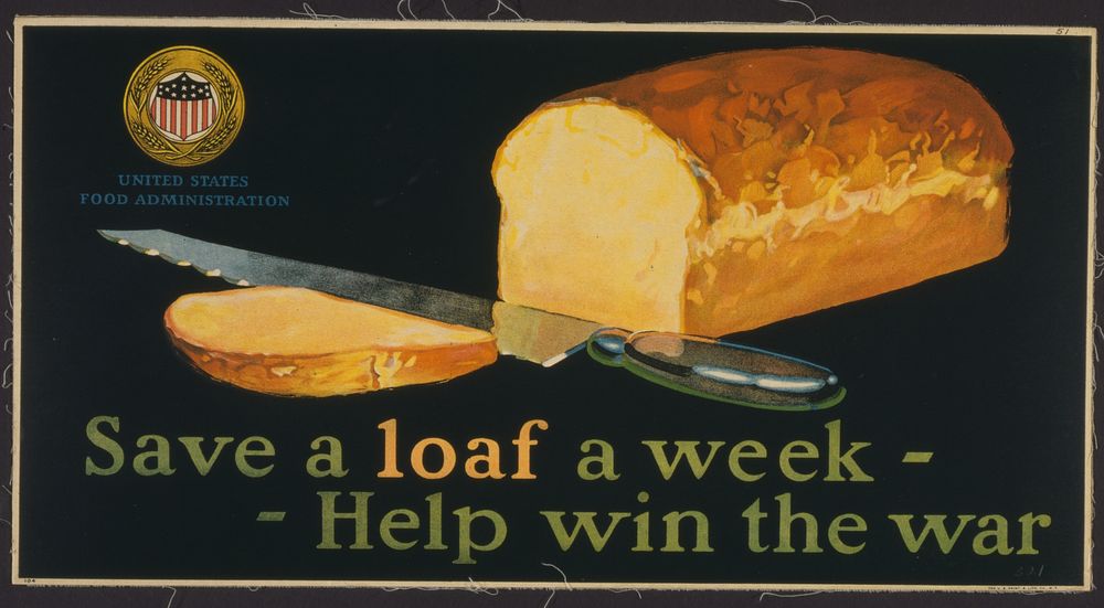 Save a loaf a week - help win the war