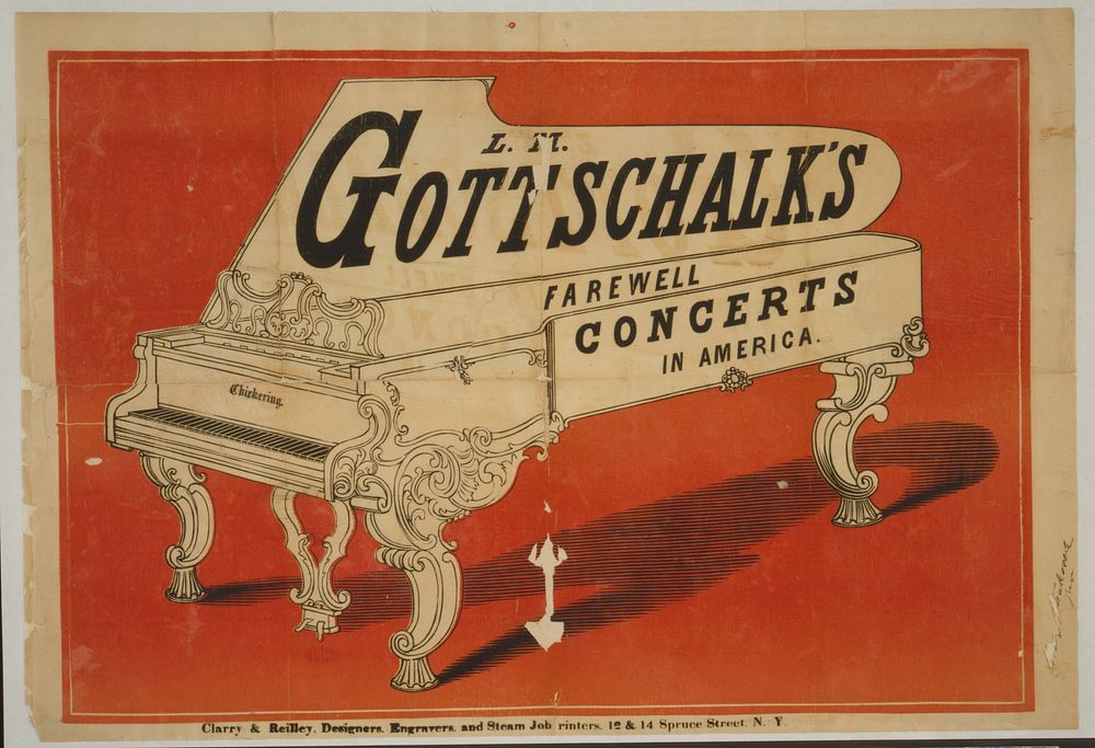 L.M. Gottschalk's farewell concerts in America