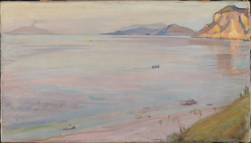 Gulf of naples, 1905, by Magnus Enckell