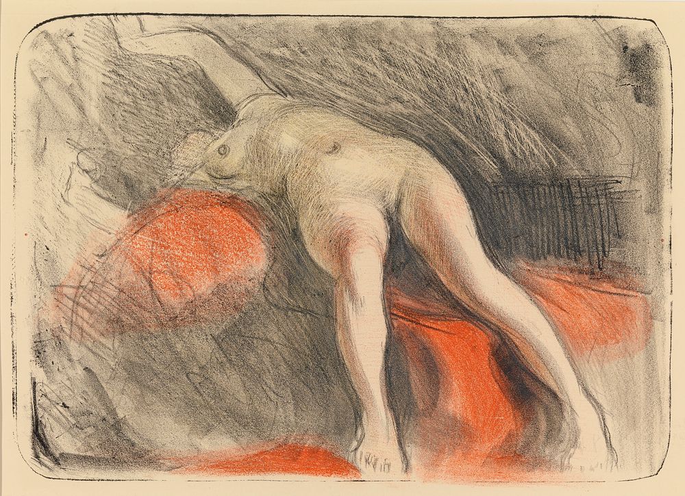 Reclining nude, by Magnus Enckell