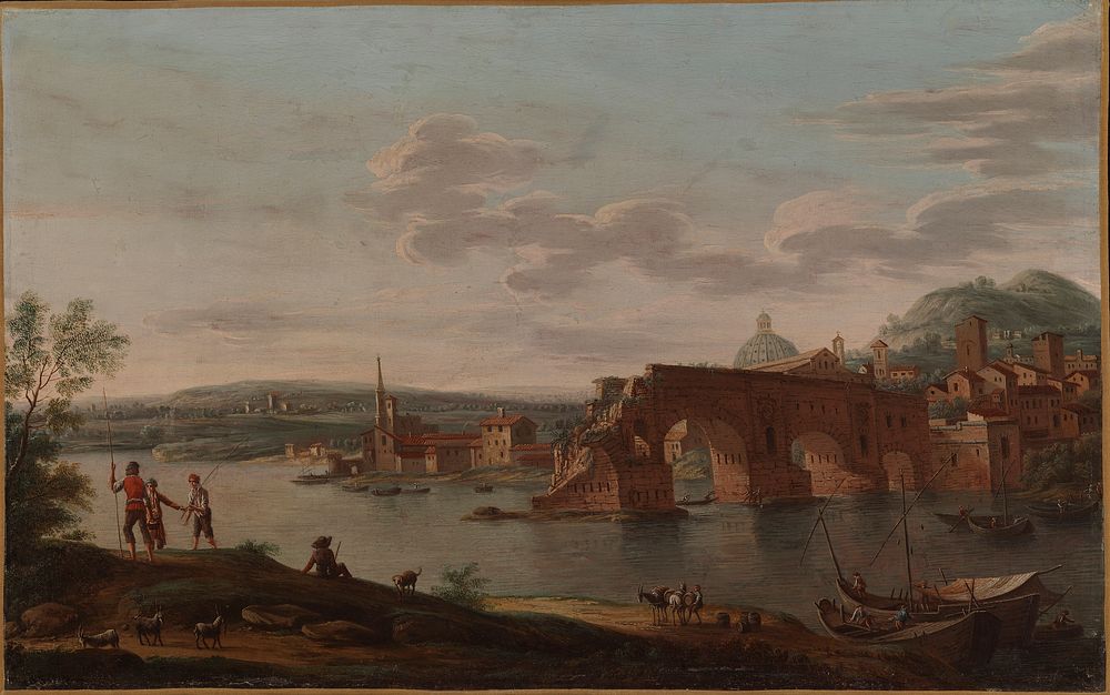 Rome, ponte rotto, 1756, Ceceri