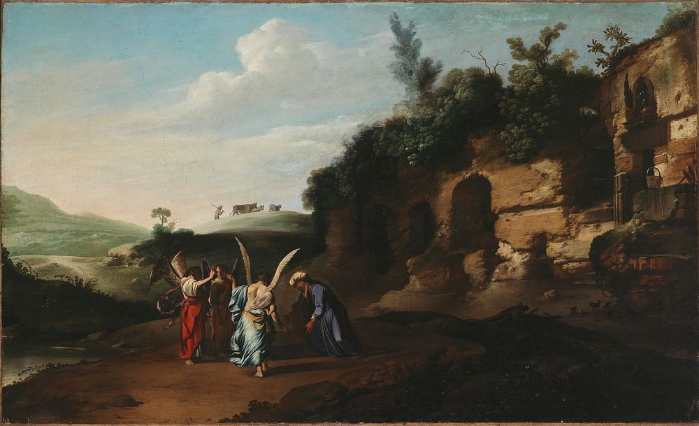 Abraham greets the angels, 1601 - 1631, Jan Symonsz Pynas