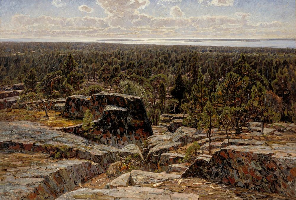 Landscape from åland, 1896, Victor Westerholm