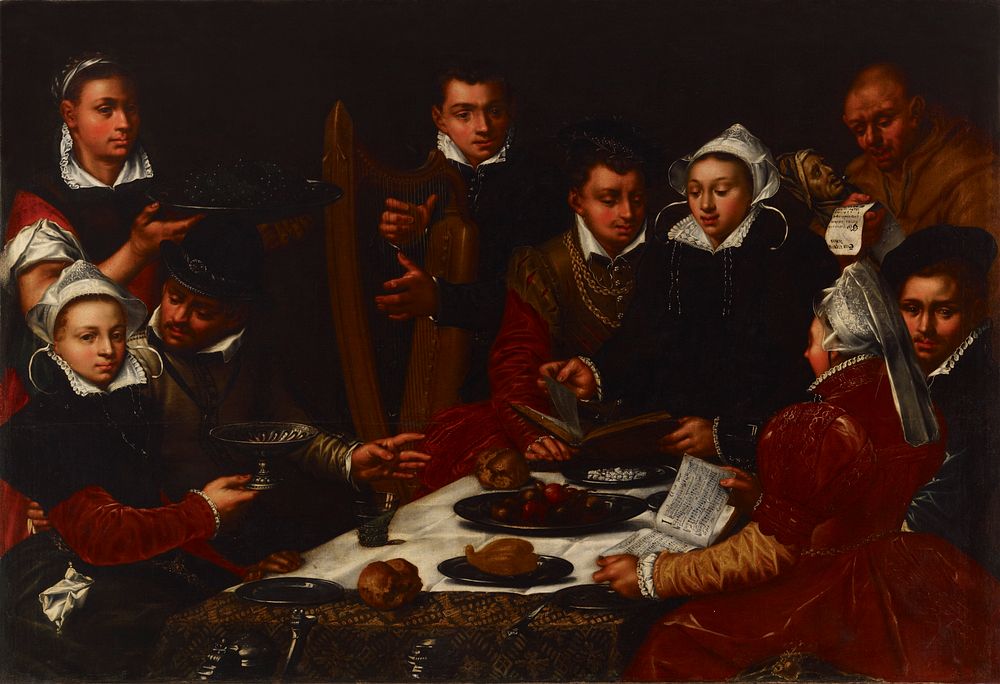 A musical company, 1615, Dirck Barendsz