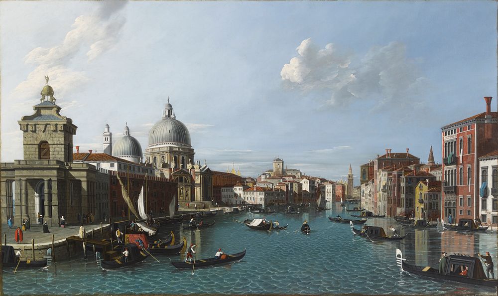 Santa maria della salute and canal grande, venice, 1700 - 1799, Canaletto