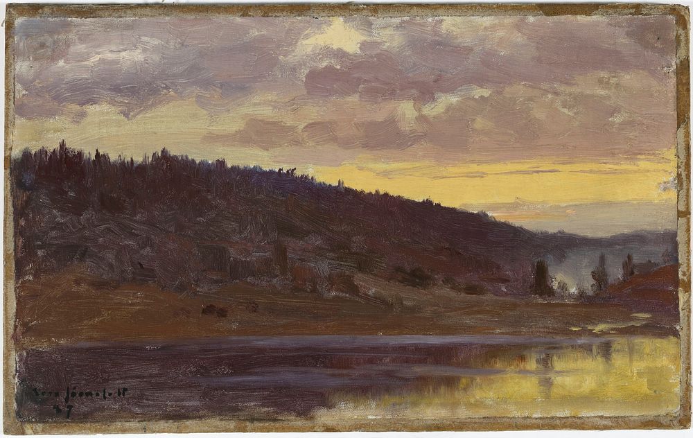 After sunset, 1887, Eero Järnefelt