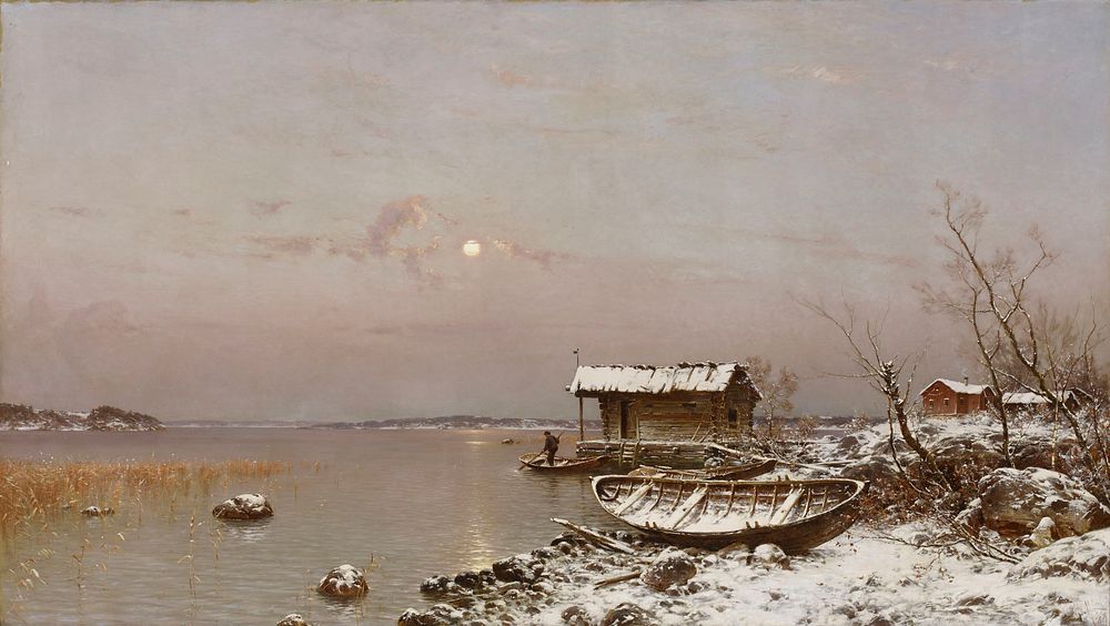 November evening, 1889, Hjalmar Munsterhjelm