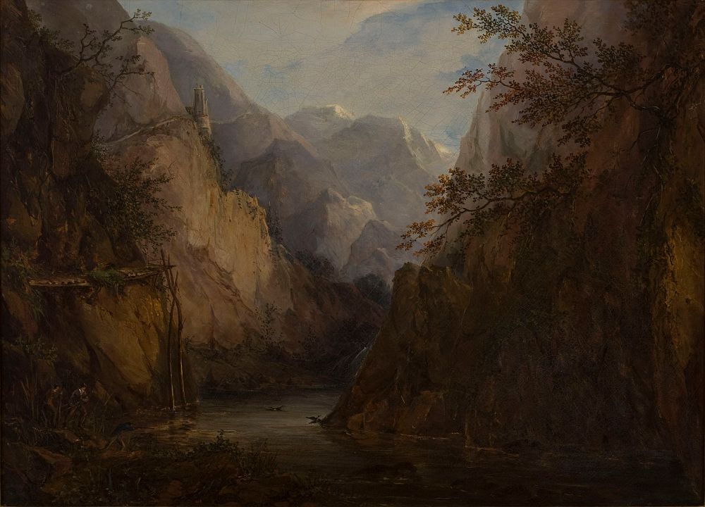 Norwegian fell landscape, 1845, Per Gustaf Von Heideken